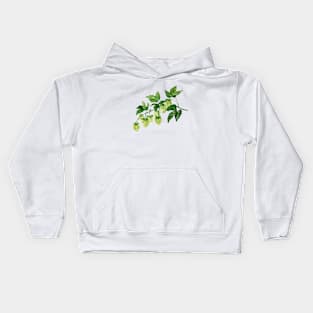 October 4th birthday flower Kids Hoodie